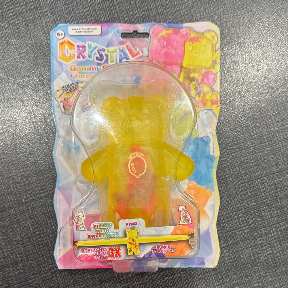 Crystal Gummy Bear Toy - Yellow